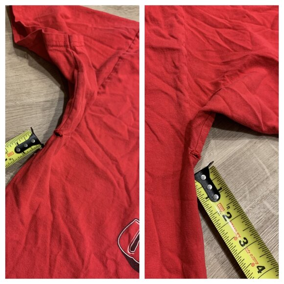 Vintage Y2K Fairfield University Stags Unleashed Week T-Shirt Men's XL Red Deer - Picture 4 of 7